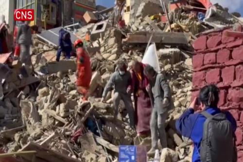 All-out rescue efforts underway following Xizang 6.8-magnitude quake