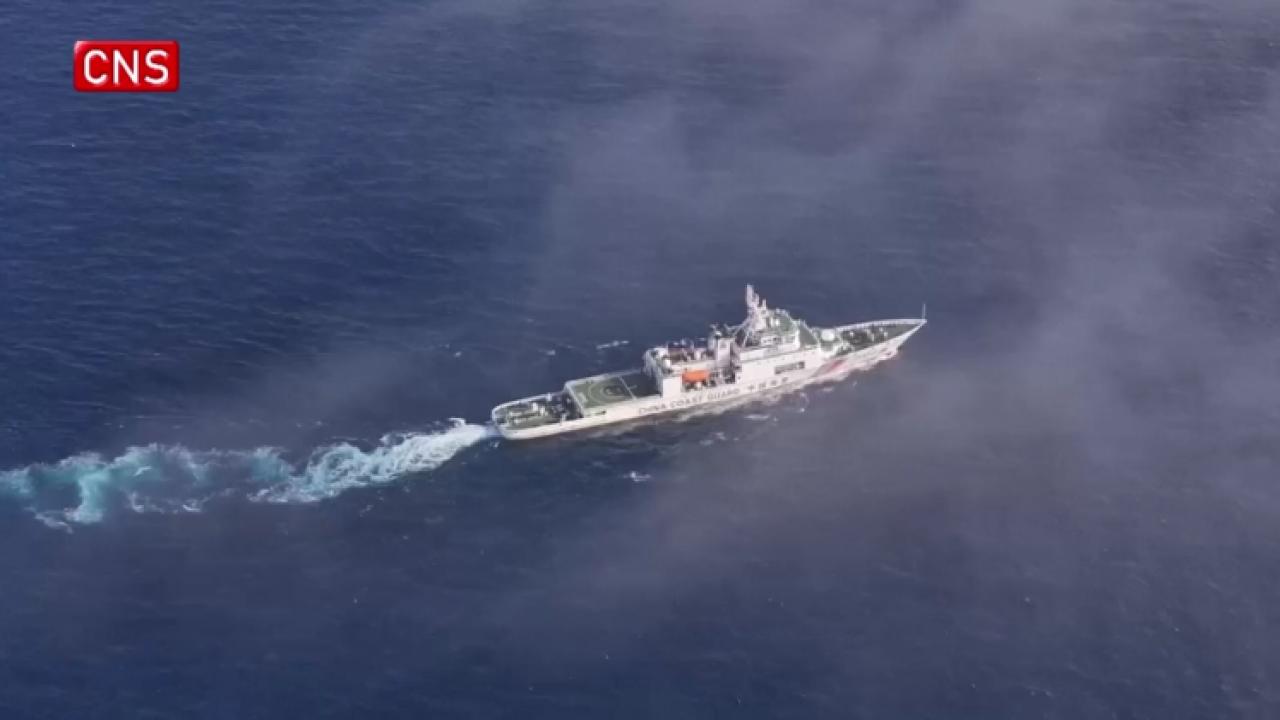 China Coast Guard patrols waters around Huangyan Dao