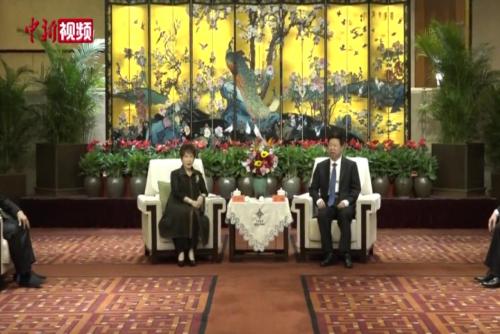 宋濤會見洪秀柱一行