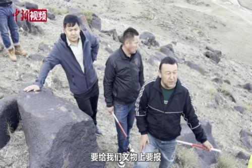 “四普”新發(fā)現(xiàn)吾勒肯布勒合巖畫(huà)：這里的巖石“會(huì)說(shuō)話”