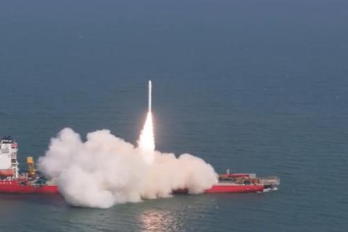 谷神星一号海射型遥五运载火箭发射成功