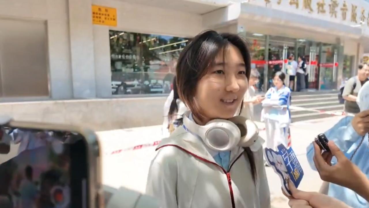 北京女生从容应考 随口说出的感悟 可以写进青春纪念册