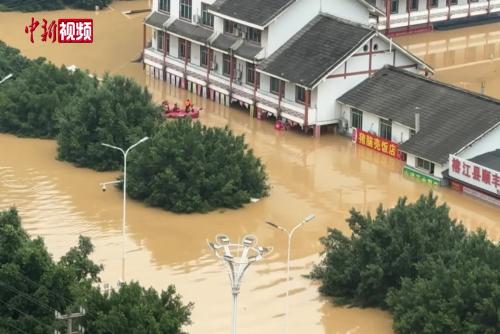 貴州榕江遇特大洪水 各方力量正開展救援
