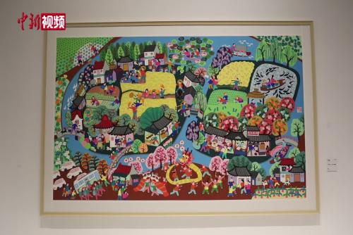 首屆中國鄉(xiāng)土繪畫作品展在上海展出