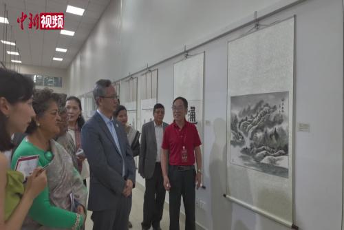 中尼建交70周年绘画展在尼泊尔开幕