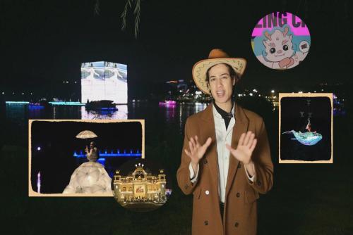 Immersive night journey: Exploring Beijing Chaoyang international light festival