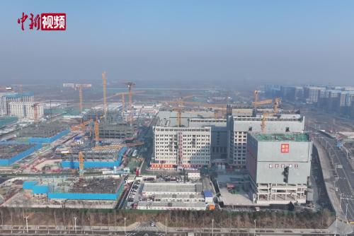 北京交通大学雄安校区（一期）B组团学生宿舍及留学生公寓全面封顶