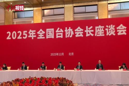 2025年全国台协会长座谈会在北京举行 台商：大陆是最好市场最佳选择