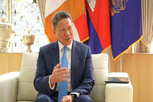 柬埔寨副首相孙占托：柬政府将全力根除网络诈骗 抓捕陈志等只是第一步