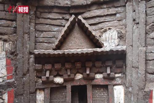 山西岢嵐發(fā)現(xiàn)北宋仿木構(gòu)磚雕壁畫墓