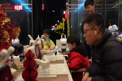 杭州舉辦沉浸式主題游園會 穿著《太平年》服飾的NPC與游人互動