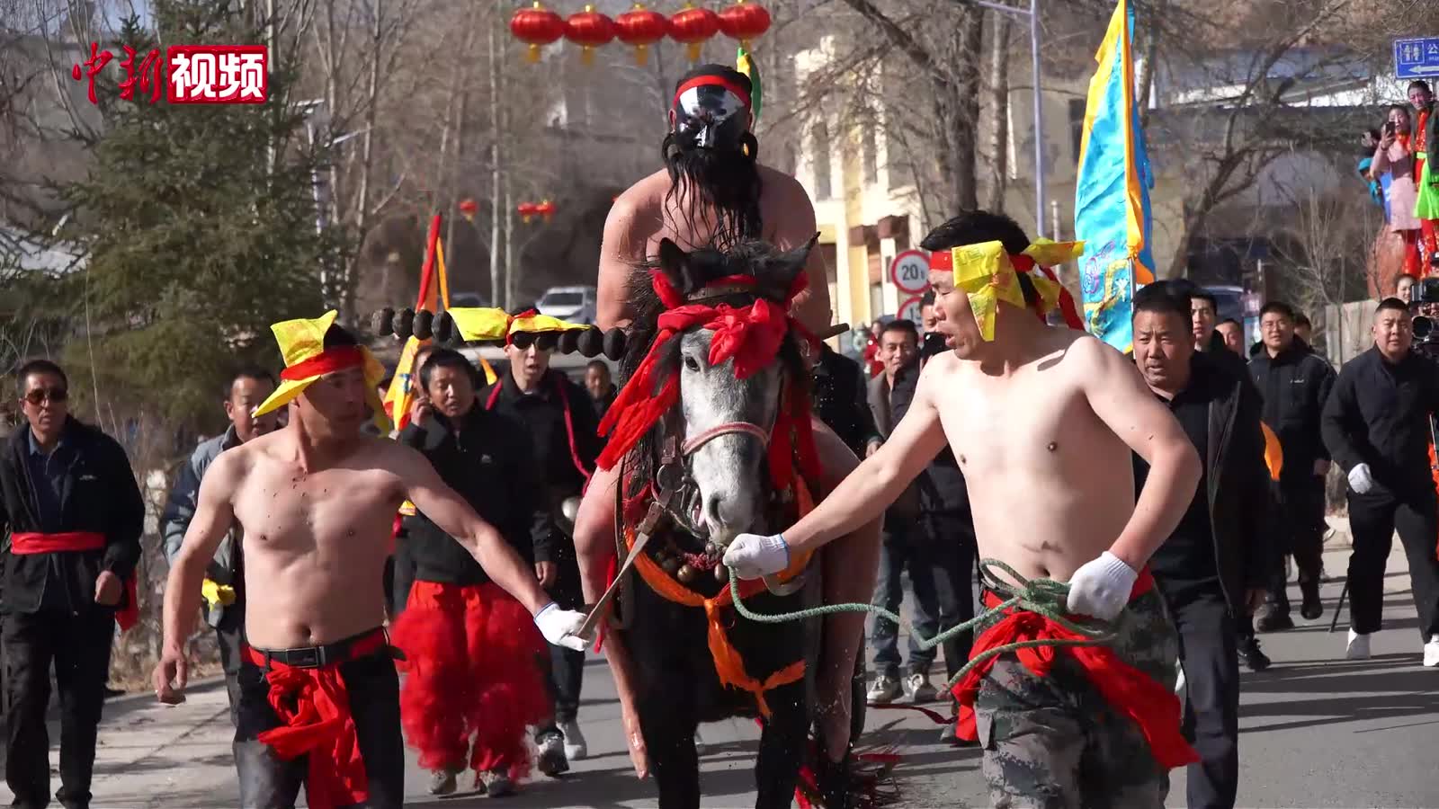 青海海东：正月十五看“敬德洗马”