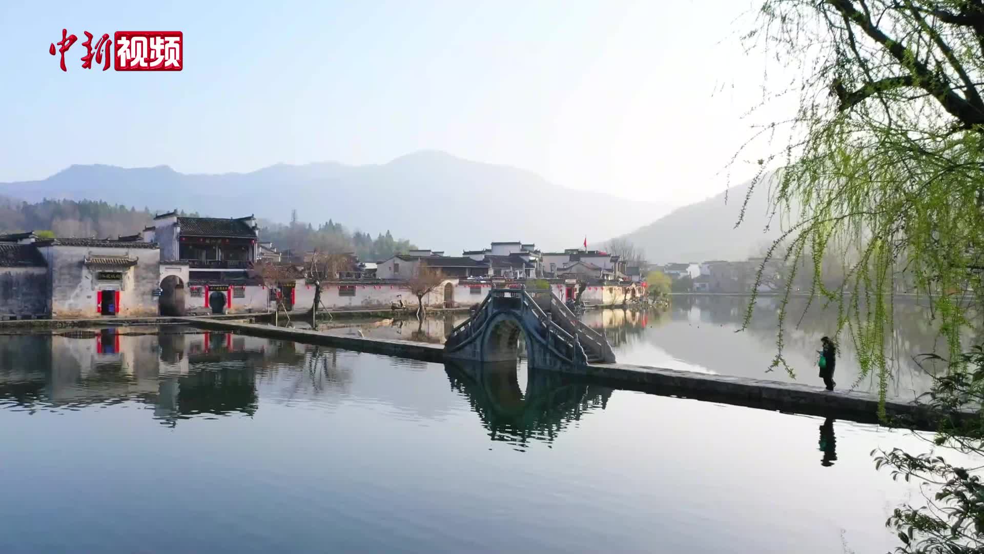 安徽宏村春意盎然