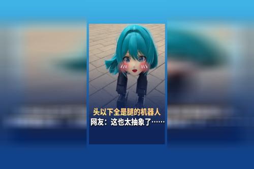 頭以下全是腿的機(jī)器人 網(wǎng)友：這也太抽象了……