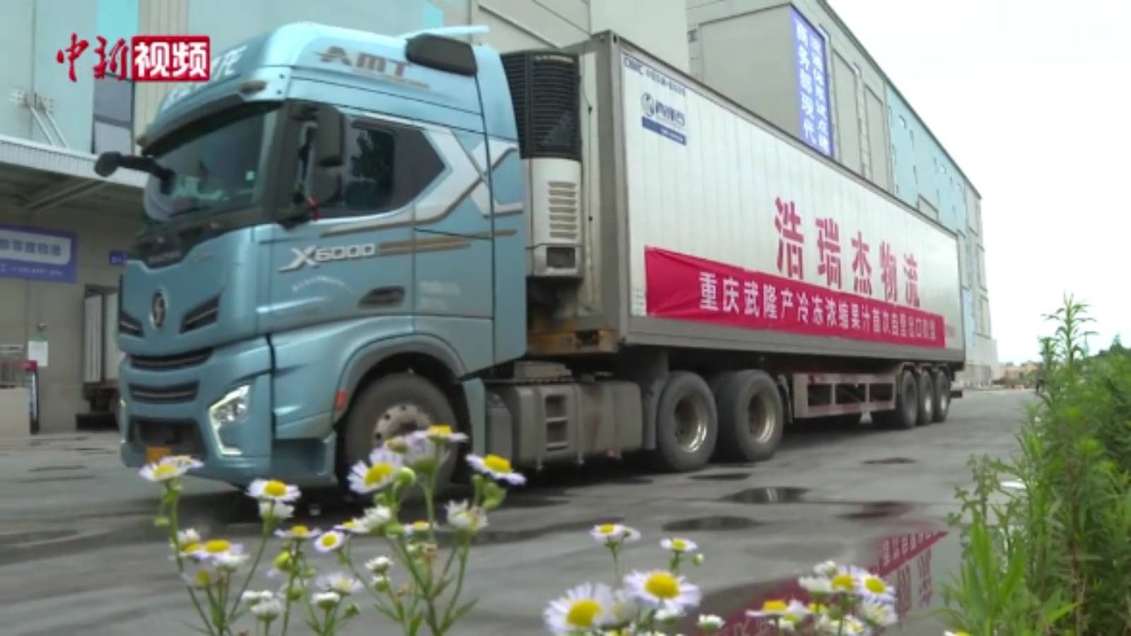 重庆冷冻浓缩果汁首次自营出口欧盟
