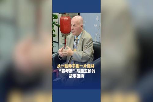 【蓝厅见】从一粒种子到一片森林 “赛考斯”与殷玉珍的故事回响