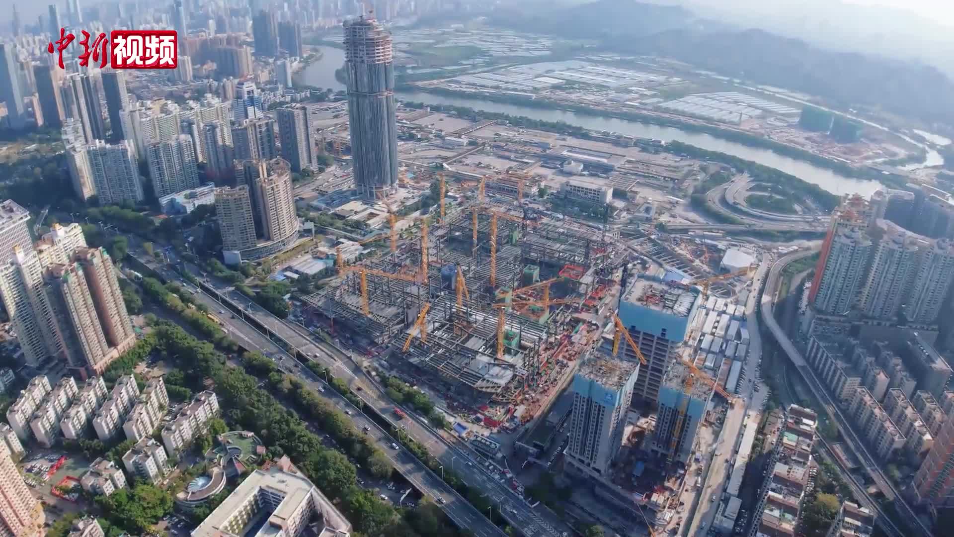 60秒看皇岗口岸重建全过程